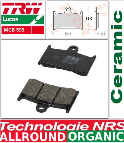 Set front brake - front, pads