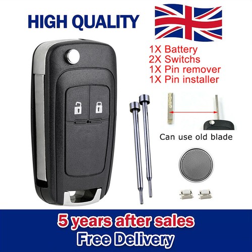 Replacement car flip key fob - car,