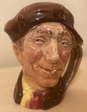 Rare Small Royal Doulton Character Toby Jug - Pearly Boy With Brown Buttons Mint