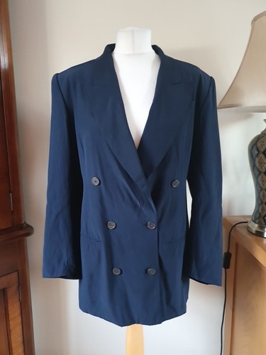 Ladies navy 100 silk - 100%,