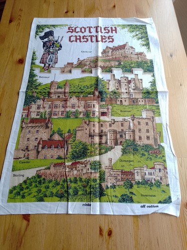 Scottish castles vintage retro - scottish,