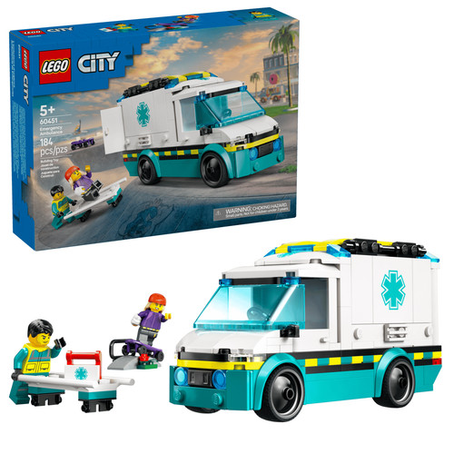 Lego city emergency ambulance - city:,