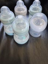MAM Easy Start Anti-Colic Self-Sterilising Bottles for Newborns Grey & Duck Egg 