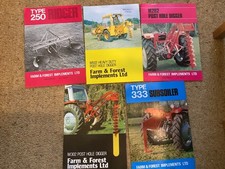 Farm & Forest machinery brochures x 5