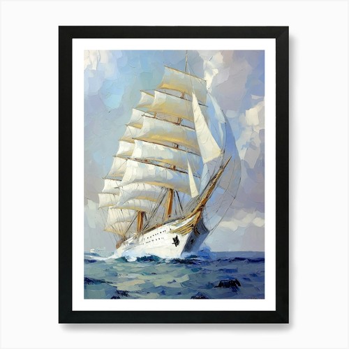 Sailing ship the - sailing, sea,