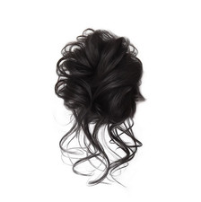 Curly Messy Bun Hair Piece
