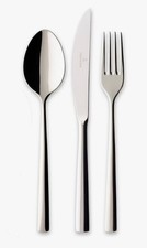 VILLEROY & BOCH Set of three Piemont stainless steel cutlery  Knife Fork Spoon