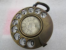 Vintage Telephone Rotary Dial AT&E CO LTD . TYPE 24 B .Made in Liverpool England