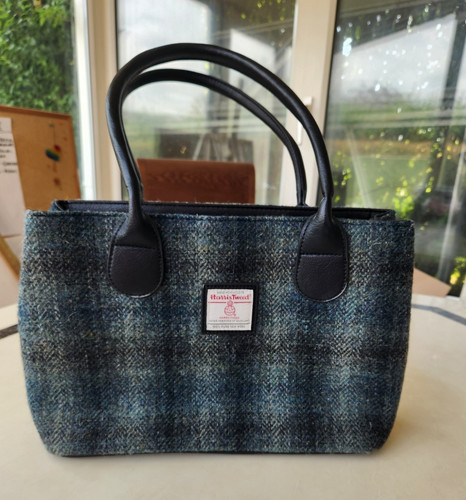 Harris tweed blue - harris, green