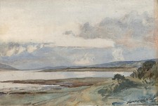 Watercolour Painting - Donald McPherson (1920-1986) - Irish Lake - Ireland