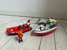 Playmobil 4823 Fire Boat & Trailer