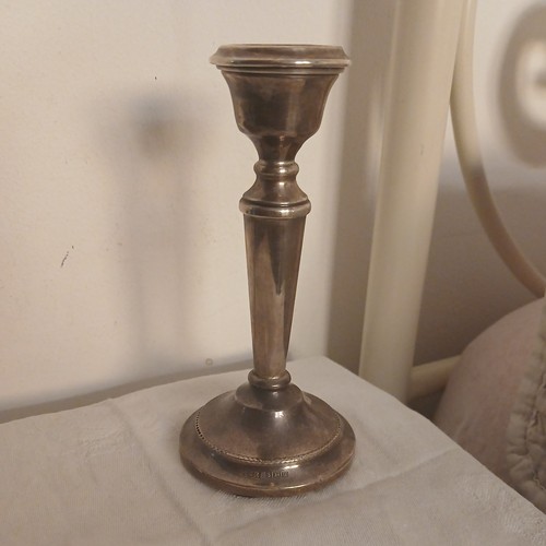 Vintage sterling silver candle - vintage,
