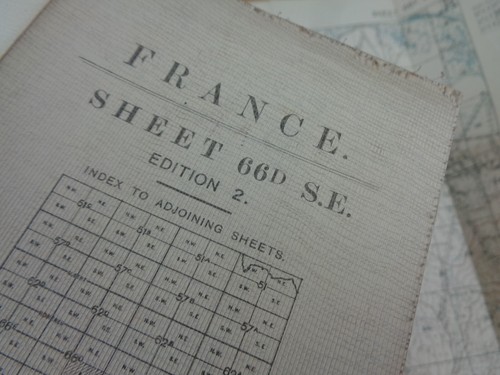 Ww1 british map the somme - the,