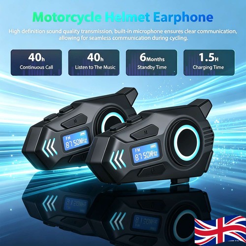 Motorcycle intercom helmet - 2x,