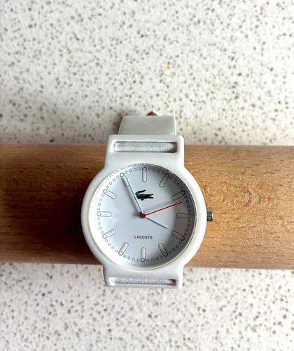 White lacoste watch - white,