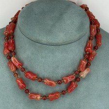 vintage Czech glass necklace