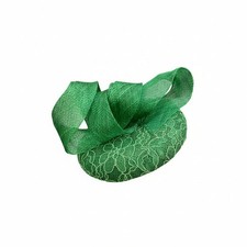 Round pillbox bow sinamay - round,