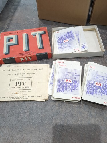 Vintage pit playing card - vintage,