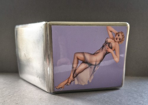 Sterling silver cigarette case