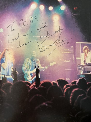 Ian gillan signed personal - ian,