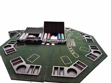 poker Foldable table and chips