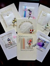 Happy 30th birthday cards 30th open, 30th Sister, 30th Daughter. Handmade luxury