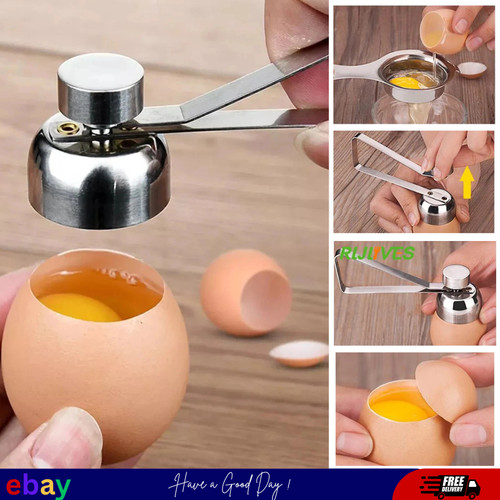 Egg cracker topper eggshell - topper,