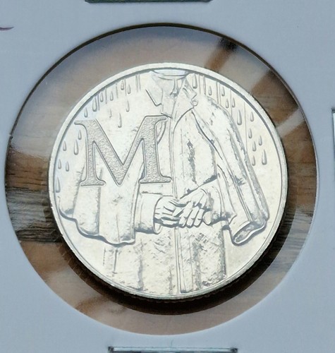 2019 alphabet 10p coin m - uk,