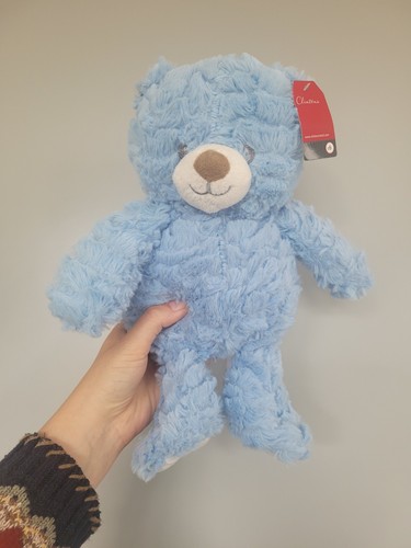 Clintons blue teddy - bear, soft