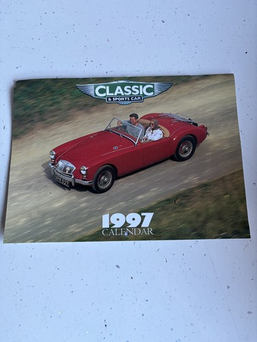 Classic car 1997 calendar - classic,