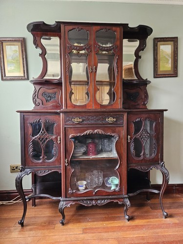 Antique solid mahogany