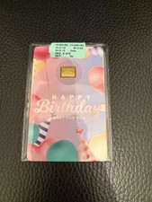 Happy Birthday small Gold Bar