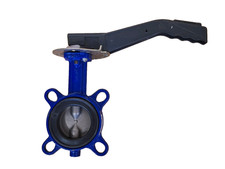 KSB Isoria Amri Iron Wafer Pattern Butterfly Lever Valve 3G6K6XV DN63 2.5" PN16