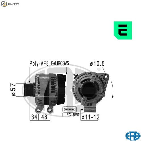 Alternator 210902a for land - alternator,