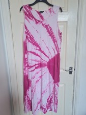 Beautiful Soft Pink Kushi Ladies Sleeveless Dress Size 20 Never Been Worn