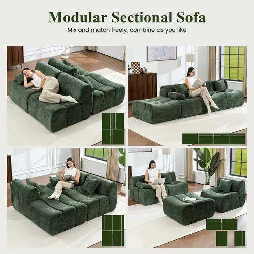 Modular sectional sofa with - modular,