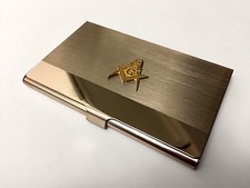 Masonic Business Card Holder