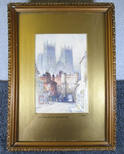 Lovely vintage gilt framed - vintage,
