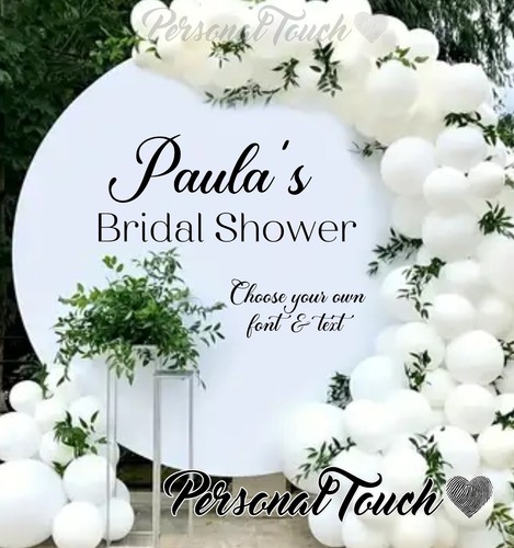Personalised bridal shower - bridal,