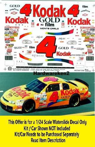 Nascar decal kodak gold - nascar,