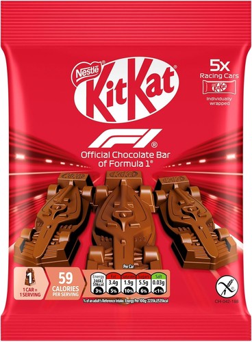 Kitkat chocolate car figure - kitkat,