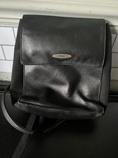 Ladies Tula Black Leather Small Rucksack Bag. Excellent Condition