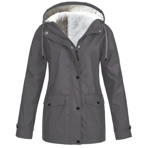 Womens fleece hooded parka - womens,