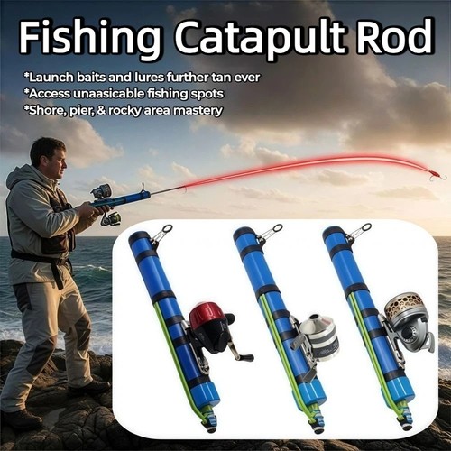 Extendable fishing catapult - fishing,