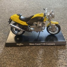 1/18 MAISTO ATLAS MOTO GUZZI V10 CENTAURO DIECAST MOTORBIKE MOTORCYCLE BIKE