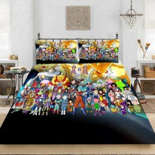 Japanese Animation Collection 3D Quilt Duvet Doona Cover Set Pillow case Print