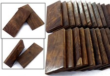 SET OF ROSE BURL WOOD SCALES