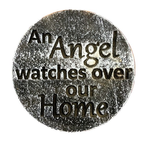 Angel plastic religious plaque - plastic,