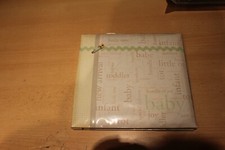 PAPER PIZAZZ BABY PHOTOGRAPH ALBUM - 8" x 8" POST BOUND ALBUM