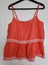 PRIMARK CORAL ORANGE COTTON